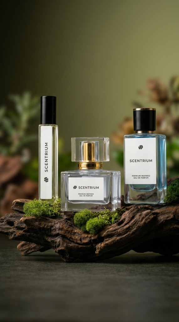 SCENTRIUM Inspired Eau De Parfum Flacons on Moss and Wood