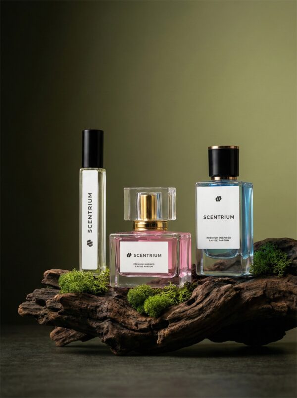 SCENTRIUM Inspired Eau De Parfum 10ml 30ml and 50ml Flacons on Moss and Wood